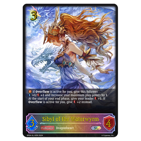 Shadowverse Evolve - Cosmic Mythos - Sibyl of the Waterwyrm - BP04-SL10EN