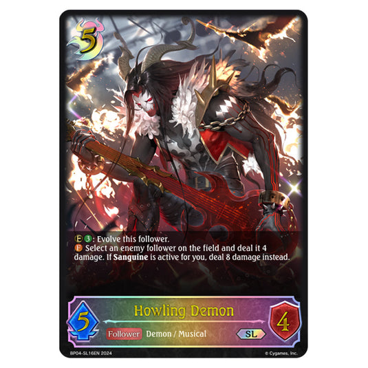 Shadowverse Evolve - Cosmic Mythos - Howling Demon - BP04-SL16EN