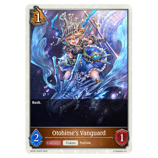 Otohime's Vanguard BP08-T03EN card from the Shadowverse: Evolve set Alterchaotica