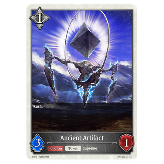 Ancient Artifact BP08-T10EN card from the Shadowverse: Evolve set Alterchaotica
