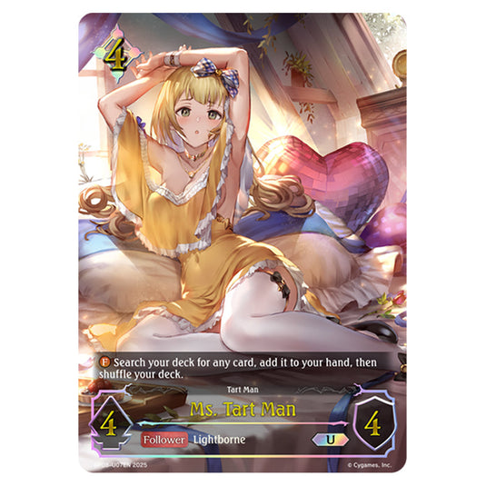 Ms. Tart Man BP08-U07EN card from the Shadowverse: Evolve set Alterchaotica