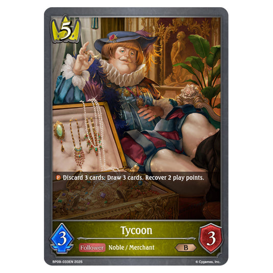 Tycoon BP09-033EN card from the Shadowverse: Evolve set Duet of Dawn and Dusk