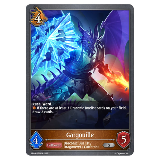 Gargouille BP09-P32EN card from the Shadowverse: Evolve set Duet of Dawn and Dusk