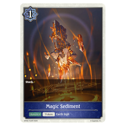 Magic Sediment BP09-T12EN card from the Shadowverse: Evolve set Duet of Dawn and Dusk