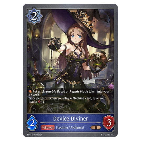 Device Diviner BP12-048EN card from the Shadowverse: Evolve set Worldreaver's Descent & Dominion of Darkness