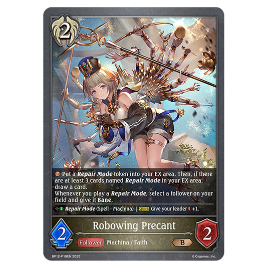 Robowing Precant BP12-P19EN card from the Shadowverse: Evolve set Worldreaver's Descent & Dominion of Darkness