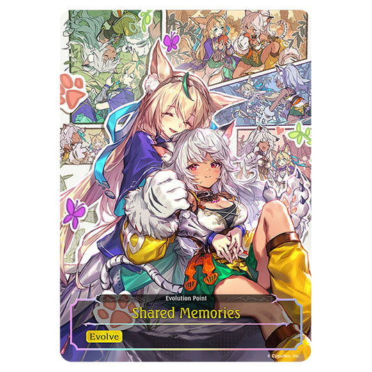 Shared Memories BP12-EP01EN card from the Shadowverse: Evolve set Worldreaver's Descent & Dominion of Darkness