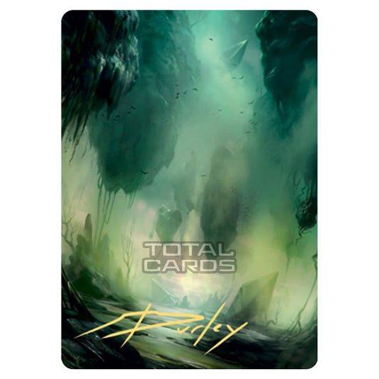 Magic The Gathering - Zendikar Rising - Art Series - Swamp 1 // Swamp 1 - 13/81 (Signed)