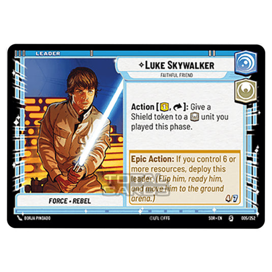 Star Wars Unlimited - Spark of Rebellion - Luke Skywalker (Special) - 005/252