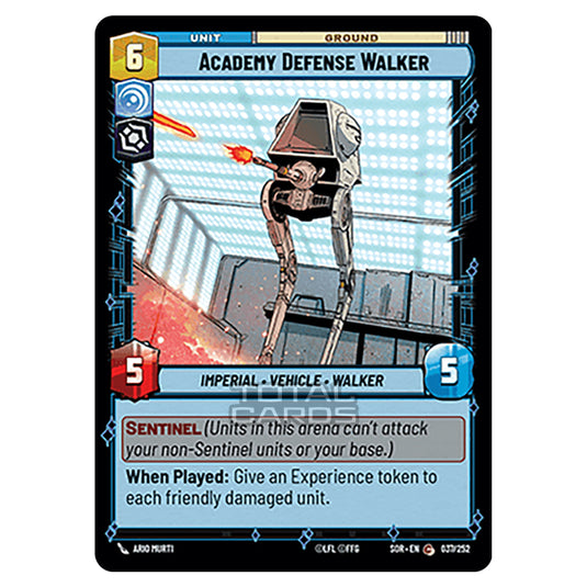 Star Wars Unlimited - Spark of Rebellion - Academy Defense Walker (Common) - 037/252