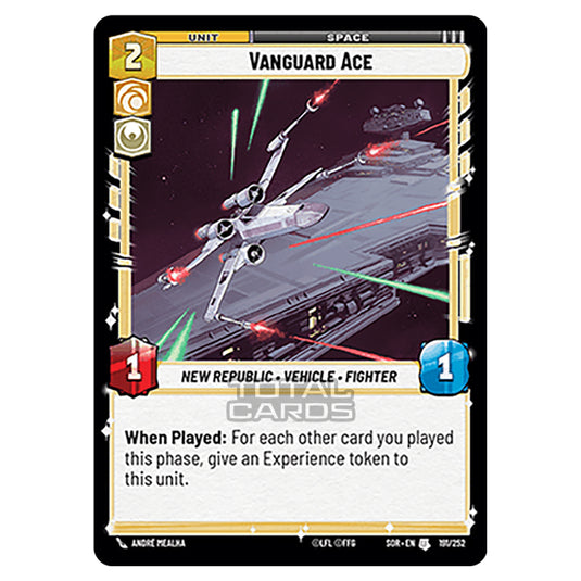 Star Wars Unlimited - Spark of Rebellion - Vanguard Ace (Uncommon) - 191/252