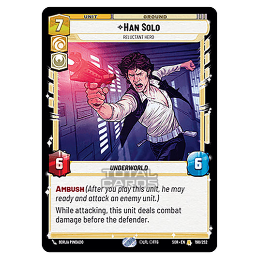 Star Wars Unlimited - Spark of Rebellion - Han Solo (Rare) - 198/252