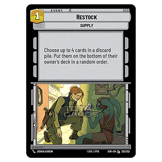 Star Wars Unlimited - Spark of Rebellion - Restock (Common) - 252/252