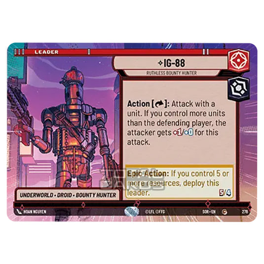 Star Wars Unlimited - Spark of Rebellion - IG-88 (Common) - 278 (Hyperspace)