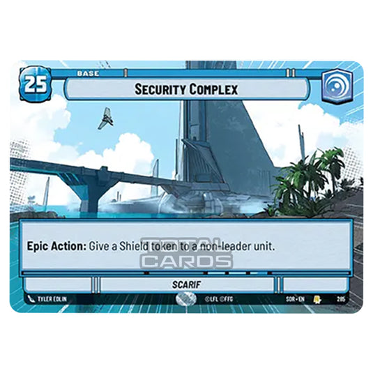 Star Wars Unlimited - Spark of Rebellion - Security Complex (Rare) - 285 (Hyperspace)
