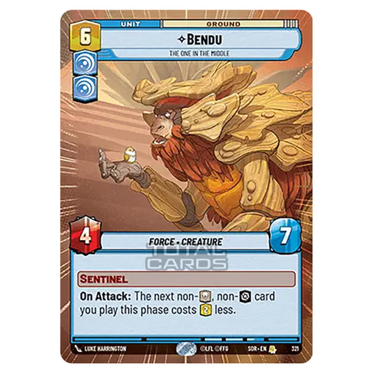 Star Wars Unlimited - Spark of Rebellion - Bendu (Rare) - 321 (Hyperspace)