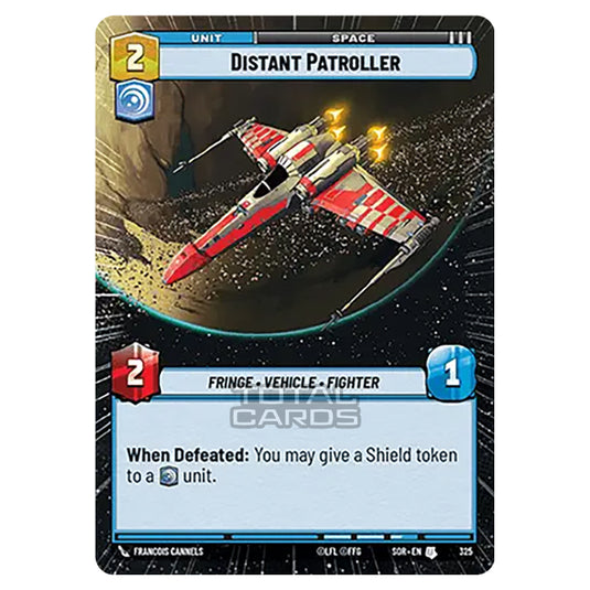 Star Wars Unlimited - Spark of Rebellion - Distant Patroller (Uncommon) - 325 (Hyperspace)