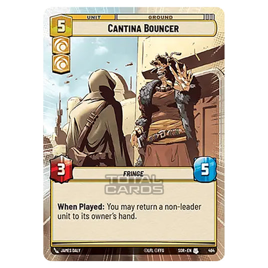 Star Wars Unlimited - Spark of Rebellion - Cantina Bouncer (Uncommon) - 464 (Hyperspace)