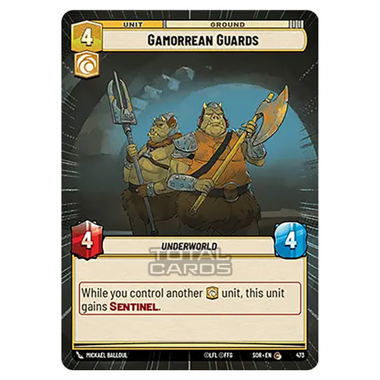 Star Wars Unlimited - Spark of Rebellion - Gamorrean Guards (Common) - 473 (Hyperspace)