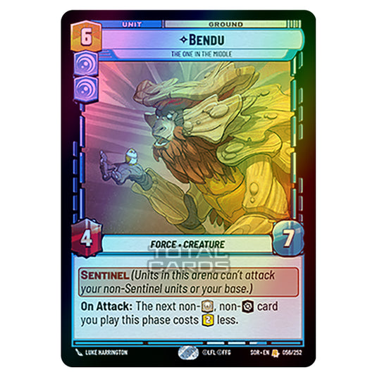 Star Wars Unlimited - Spark of Rebellion - Bendu (Rare) - 056/252 (Foil)