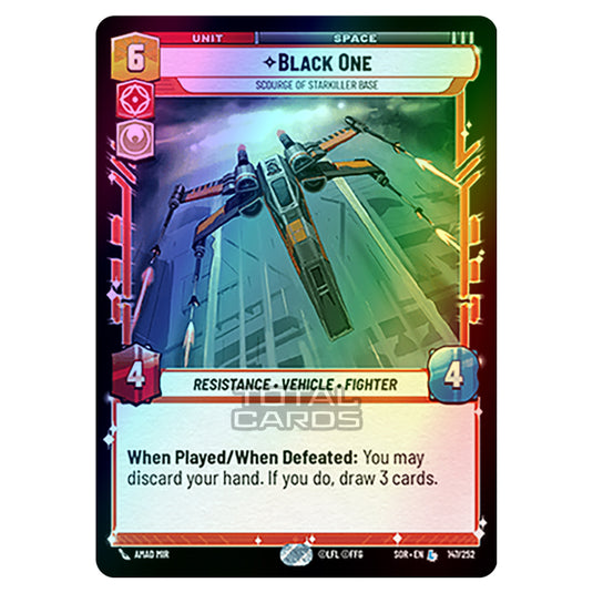 Star Wars Unlimited - Spark of Rebellion - Black One (Legendary) - 147/252 (Foil)