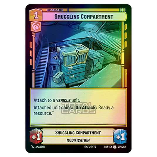 Star Wars Unlimited - Spark of Rebellion - Smuggling Compartment (Uncommon) - 214/252 (Foil)