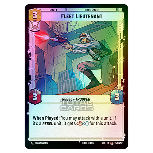 Star Wars Unlimited - Spark of Rebellion - Fleet Lieutenant (Common) - 240/252 (Foil)