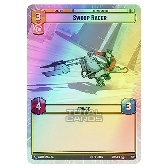 Star Wars Unlimited - Spark of Rebellion - Swoop Racer (Common) - 472 (Hyperspace Foil)