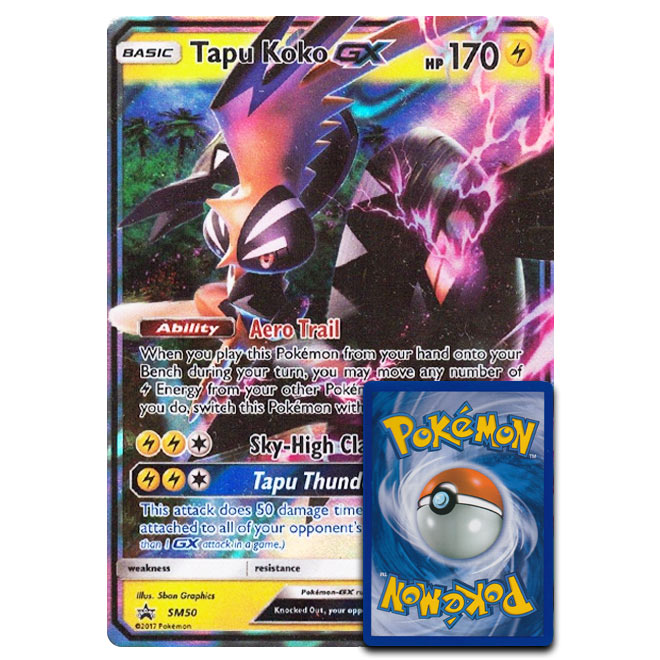 Pokemon - Tapu Koko-GX (Oversized Card) SM50