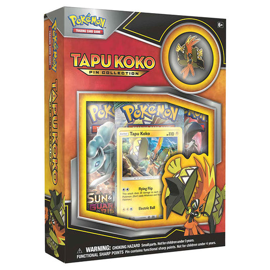 Pokemon - Tapu Koko Pin Collection Box