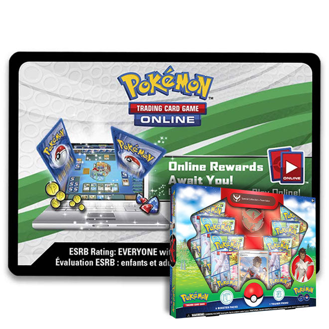 selling pokemon tcg code cards Pokemon - Pokemon Go - Team Valor Special Collection