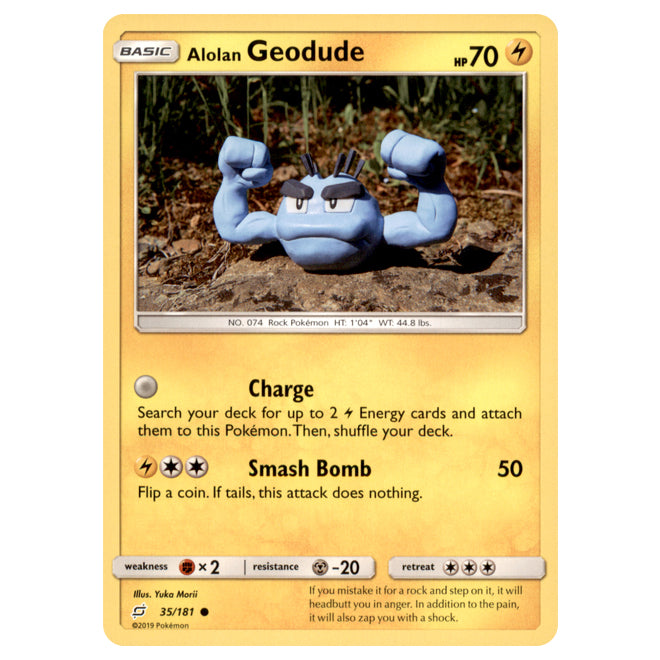 Pokemon - Sun & Moon - Team Up - Alolan Geodude