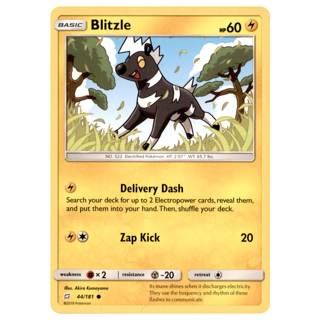Pokemon - Sun & Moon - Team Up - Blitzle - 44/181 Pokemon - Sun & Moon - Team Up - Blitzle - 44/181