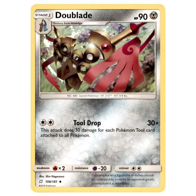 Pokemon - Sun & Moon - Team Up - Doublade - 108/181 Pokemon - Sun & Moon - Team Up - Doublade - 108/181
