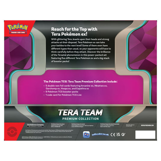 Pokemon - Tera Team Premium Collection Back