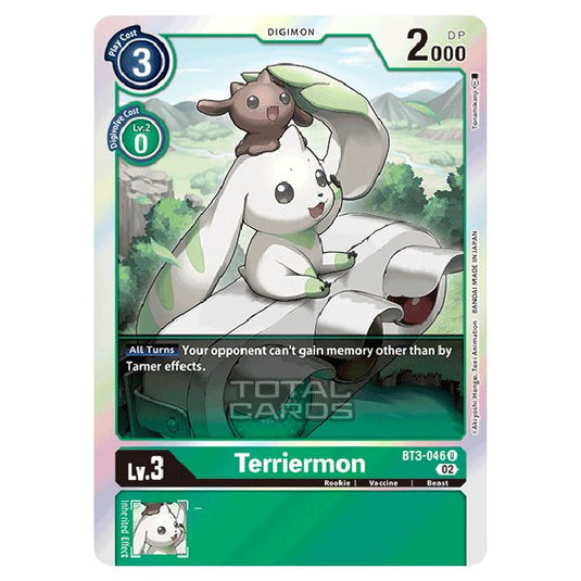 Digimon Card Game - RB-01: Resurgence Booster - Terriermon - (Alternative Art) - BT3-046a