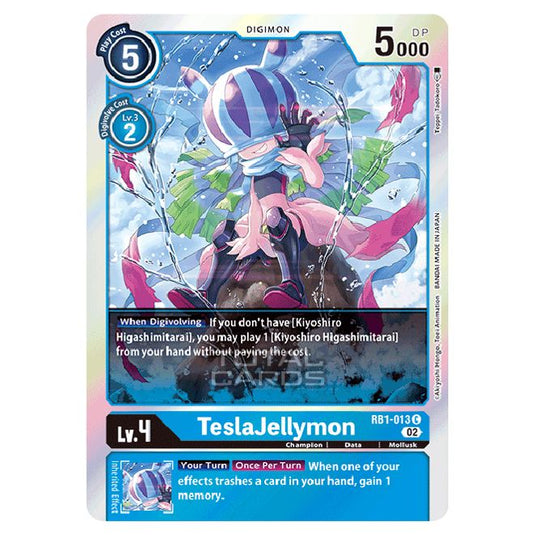Digimon Card Game - RB-01: Resurgence Booster - TeslaJellymon - (Common) - RB1-013