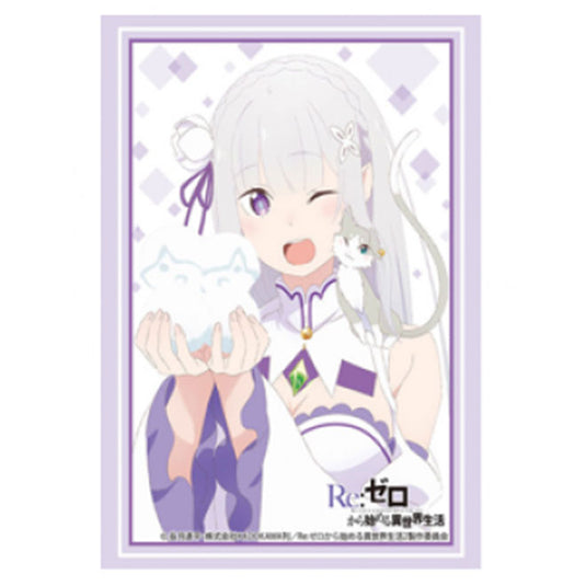 Bushiroad Sleeve Collection - Vol.2875 - Re:Zero to Start Otherworldly Life: The Bond of Ice "Emilia" - (75 Sleeves)