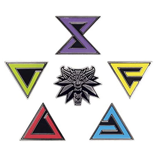 The Witcher 3 - Wild Hunt - The Witcher Enamel Pin Set