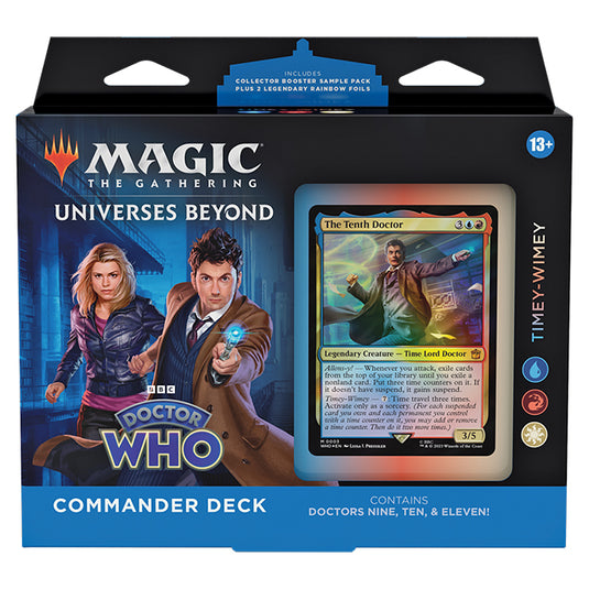 Magic the Gathering - Universes Beyond - Doctor Who - Commander Deck - Bundle of 4