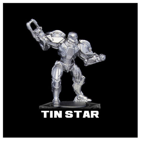 Turbo Dork Paints - Metallic Acrylic Paint 20ml Bottle - Tin Star