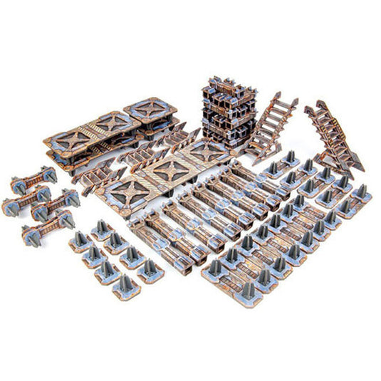 TinkerTurf Sci-Fi - Elevations - Abandoned Theme