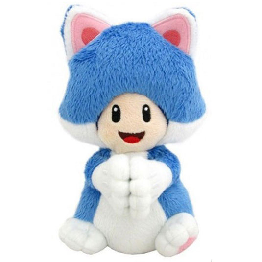 Super Mario Bros. - Plush Figure - Cat Toad Plush - Magnetic Hands - 19cm