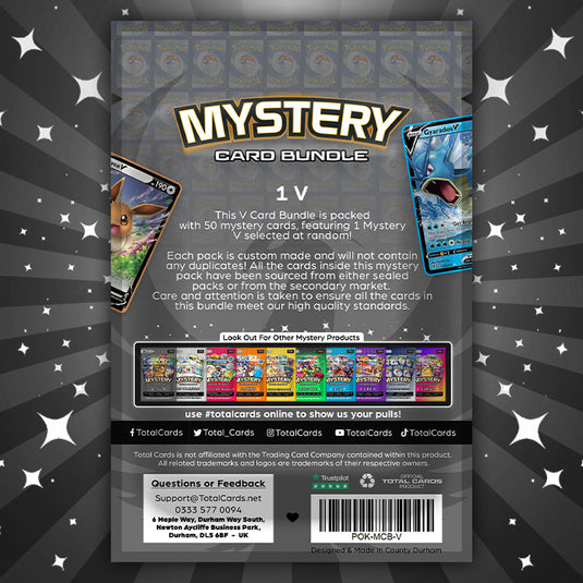 Pokemon - Mystery Card Bundle - Guaranteed V Card!