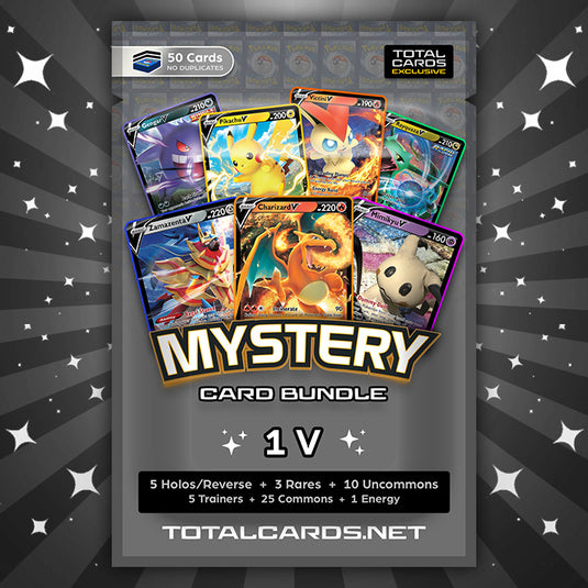 Pokemon - Mystery Card Bundle - Guaranteed V Card!