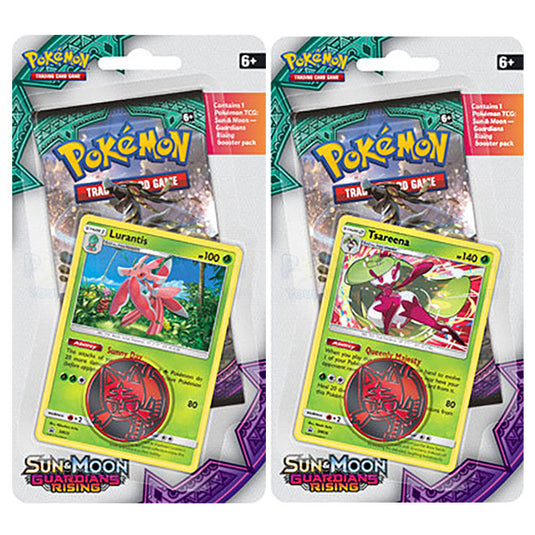 Pokemon - Sun & Moon - Guardians Rising - Checklane Set (Lurantis + Tsareena)