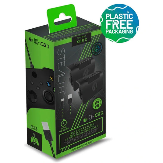 Stealth SX-C8X - Twin Rechargeable Battery Pack for Xbox - Black
