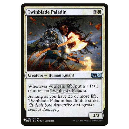 Magic The Gathering - The List - Twinblade Paladin - 425/425