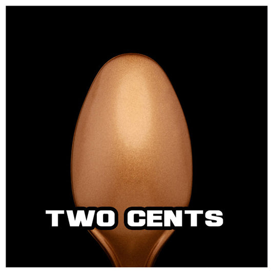 Turbo Dork Paints - Metallic Acrylic Paint 20ml Bottle - Two Cents