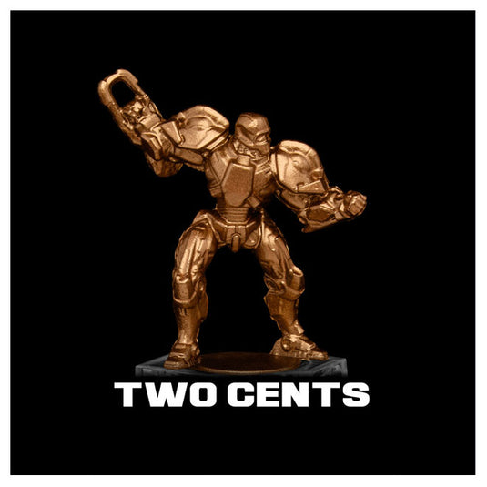 Turbo Dork Paints - Metallic Acrylic Paint 20ml Bottle - Two Cents